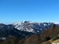 View of Mozic mountain above Soriska planina