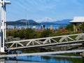 View on Mt. Baker from the Sidney BC Royalty Free Stock Photo