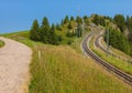 View on Mt. Rigi in Switzerland in summer Royalty Free Stock Photo