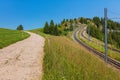 View on Mt. Rigi in Switzerland in summer Royalty Free Stock Photo