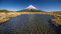 View of Mt. Taranaki Mt. Egmont, New Zealand Royalty Free Stock Photo