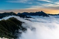 Mt Tsubakuro in the Japan Northern Alps