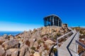 View from Mt Wellington over Hobart Tasmania Australia Royalty Free Stock Photo