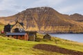 View of the Muli on Bordoy island. Faroe Island