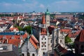 View of Munich city, Heilig Geist Kirche Church of the Holy Spirit Royalty Free Stock Photo