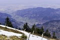 View at Munstertal from Belchen, Germany Royalty Free Stock Photo