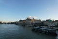View of Musee d`Orsay from Passerelle Leopold Sedar Senghor