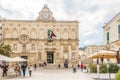 View at the Museum in Building of Lanfranchi Palace in Matera - Italy
