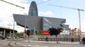 View of the Museum of the Disseny and the Agbar Tower Royalty Free Stock Photo