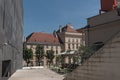 View of Museum Quarter MQW in Vienna, Austria