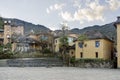 Mushroom houses in Duoyishu village Yuanyang Yunnan China