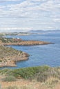 View of the Myrtoan Sea, Sounion, Greece