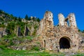 View of Mystras archaeological site in Greece Royalty Free Stock Photo