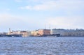 View of Mytninskaya quay on Petrograd side.