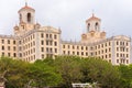 View of the Nacional de Cuba Hotel, Havana. Copy space. Royalty Free Stock Photo
