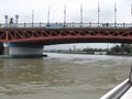 View of the Nagtahan bridge over the Pasig river, Manila, Philippines