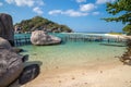 View of Nang Yuan island of Koh Tao island Thailand Royalty Free Stock Photo