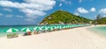 View of Nang Yuan island of Koh Tao island Thailand Royalty Free Stock Photo