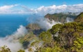 View of napali coast kauai hawaii Royalty Free Stock Photo