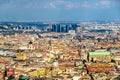 View of Naples towards the Centro Direzionale and Napoli Centrale Royalty Free Stock Photo