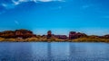 View of Napoleon`s Tomb on Lake Mead, Arizona Royalty Free Stock Photo
