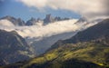 View of Naranjo the Bulnes, Asturias, Spain Royalty Free Stock Photo