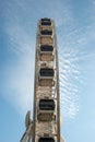 Narrow side of Gdansk Ferris Wheel, Poland