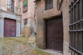 View of narrow streets in the old town of Toledo, Spain Royalty Free Stock Photo