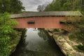 View of Narrows Covered Bridge in Indiana, United States Royalty Free Stock Photo