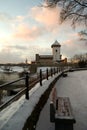 View of Narva Herman Castle Royalty Free Stock Photo