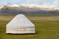 View of national asian yurt Royalty Free Stock Photo