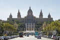 Palau Nacional with the Magic Fountain of MontjuÃÂ¯c