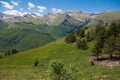 View of the national park of Monti Sibillini from Pintura di Bolognola