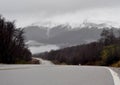 View of National Route 234 in Neuquen, Argentina Royalty Free Stock Photo