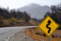 View of National Route 234 in Neuquen, Argentina