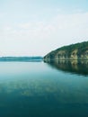 The Dniester river in summer Royalty Free Stock Photo