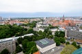 View of the natural landscape and the built structure  of hannover germany Royalty Free Stock Photo