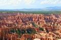 View of the naturally formed rock formations of Bryce Canyon National Park, in Utah, USA Royalty Free Stock Photo