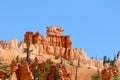 View of the naturally formed rock formations of Bryce Canyon National Park, in Utah, USA Royalty Free Stock Photo