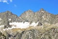 View of nature in french Pyrenees Royalty Free Stock Photo