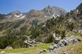 View of nature in french Pyrenees Royalty Free Stock Photo