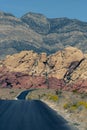 View of nature in Red Rock Canyon in Nevada, USA Royalty Free Stock Photo