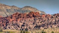 View of nature in Red Rock Canyon in Nevada, USA Royalty Free Stock Photo