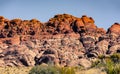 View of nature in Red Rock Canyon in Nevada, USA Royalty Free Stock Photo