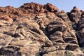 View of nature in Red Rock Canyon in Nevada, USA Royalty Free Stock Photo