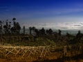 View on the Nature  at Temanggung Central Java Indonesia Royalty Free Stock Photo