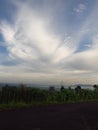 View on the Nature  at Temanggung Central Java Indonesia Royalty Free Stock Photo