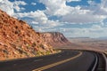 View of Navajo and Hopi Nation Reservations in Arizona USA Royalty Free Stock Photo