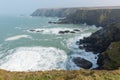 View from Navax Point Seals Mutton Cove near Godrevy Cornwall coast England UK