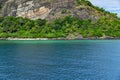 View of Naviti Islands coastlines Royalty Free Stock Photo